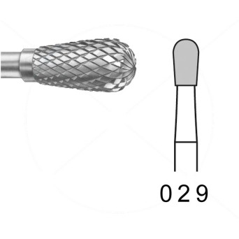 H77E.104.029 KOMET FRESA C. TUNGSTENO PERA PIEZA DE MANO ø 029 - 1uds