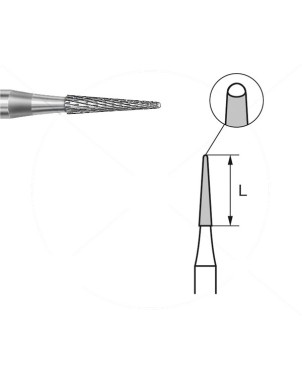H136EF.104.016 KOMET FRESA C. TUNGSTENO LANZA PIEZA DE MANO ø 016 - 1uds
