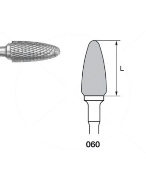 H251EF.104.060 KOMET FRESA C. TUNGSTENO BELLOTA PIEZA DE MANO ø 060 - 1uds