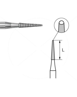 H136DF.104.016 KOMET FRESA C. TUNGSTENO LANZA PIEZA DE MANO ø 016 - 1uds