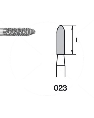 H139DF.104.023 KOMET FRESA C. TUNGSTENO TORPEDO PIEZA DE MANO ø 023 - 1uds