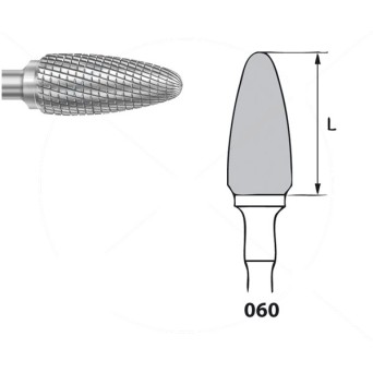H251FSQ.104.060 KOMET FRESA C. TUNGSTENO BELLOTA PIEZA DE MANO ø 060 - 1uds
