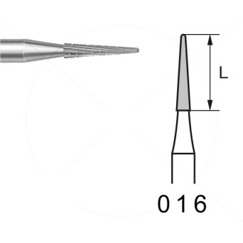 H136GTI.104.016 KOMET FRESA C. TUNGSTENO LANZA PIEZA DE MANO ø 016 - 1uds