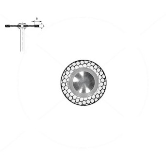 934.104.100 KOMET DISCO DIAMANTE FLEXIBLE PIEZA DE MANO ø 100 - 1uds