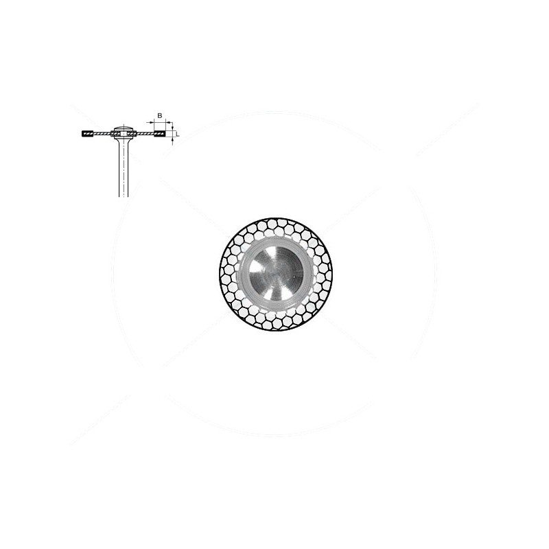 934.104.100 KOMET DISCO DIAMANTE FLEXIBLE PIEZA DE MANO ø 100 - 1uds