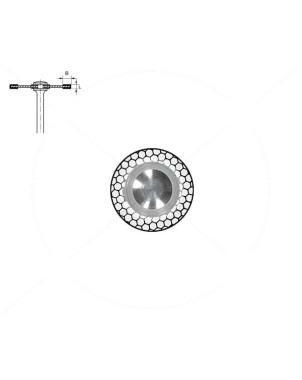 934.104.100 KOMET DISCO DIAMANTE FLEXIBLE PIEZA DE MANO ø 100 - 1uds