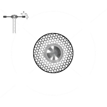 934.104.140 KOMET DISCO DIAMANTE FLEXIBLE PIEZA DE MANO ø 140 - 1uds