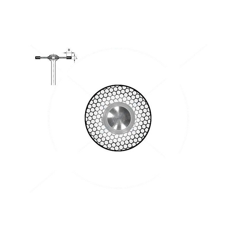 934.104.140 KOMET DISCO DIAMANTE FLEXIBLE PIEZA DE MANO ø 140 - 1uds
