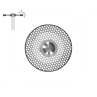 934.104.180 KOMET DISCO DIAMANTE FLEXIBLE PIEZA DE MANO ø 180 - 1uds