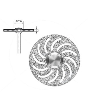 983.104.220 KOMET DISCO DIAMANTE HIPERFLEXIBLE PIEZA DE MANO ø 220 - 1uds
