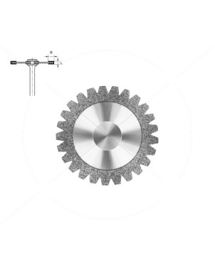946.104.180 KOMET DISCO DIAMANTE DENTADO PIEZA DE MANO ø 180 - 1uds