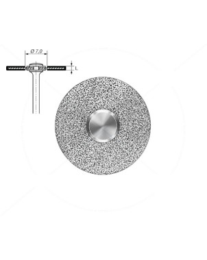 918B.104.180 KOMET DISCO DIAMANTE RIGIDO PIEZA DE MANO ø 180 - 1uds