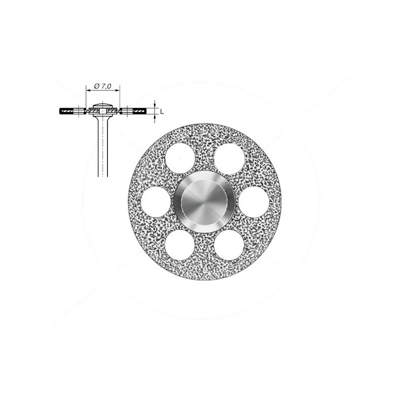 918PB.104.180 KOMET DISCO DIAMANTE RIGIDO PIEZA DE MANO ø 180 - 1uds