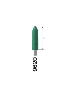 9620.104.045 KOMET FRESA PULIDORES FORMA ESPECIAL PIEZA DE MANO ø 045 - 10uds