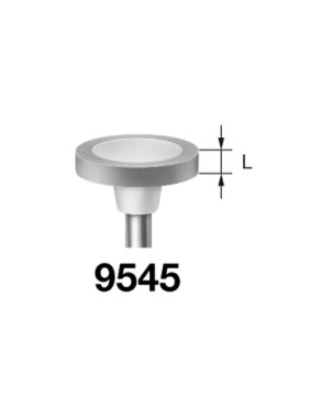 9545F.104.110 KOMET PULIDOR RUEDA PIEZA DE MANO  1ud