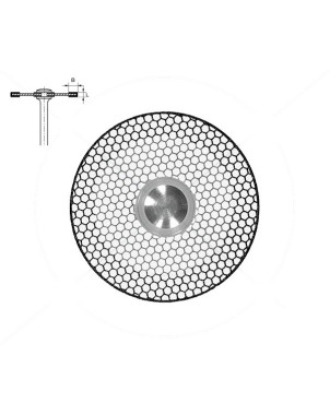 6934.104.220 KOMET DISCO DIAMANTE FLEXIBLE PIEZA DE MANO ø 220 - 1uds
