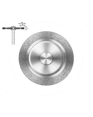 6911HF.104.220 KOMET DISCO DIAMANTE FLEXIBLE PIEZA DE MANO ø 220 - 1uds