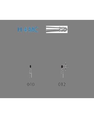 H4MC.314.012  KOMET FRESA C. TUNGSTENO CILINDRICA REDONDEADA TURBINA ø 012  5 ud.