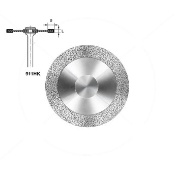 911HK.104.180 KOMET DISCO DIAMANTE DISCO PIEZA DE MANO ø 180 - 1uds