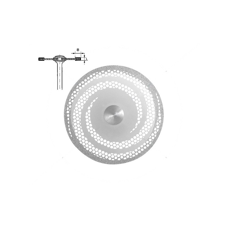 6924.104.400 KOMET DISCO DIAMANTE RIGIDO PIEZA DE MANO ø 400 - 1uds