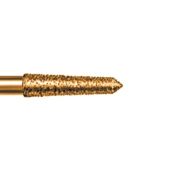 2886K.314.023  KOMET FRESA DIAMANTE CONICA PUNTA BISELADA TURBINA ø 023 GRANO EXTRA GRUESO 5 ud.