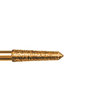 2886K.314.023  KOMET FRESA DIAMANTE CONICA PUNTA BISELADA TURBINA ø 023 GRANO EXTRA GRUESO 5 ud.