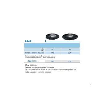 9449.900.190 KOMET PULIDOR RUEDA SIN MANDRIL  10ud