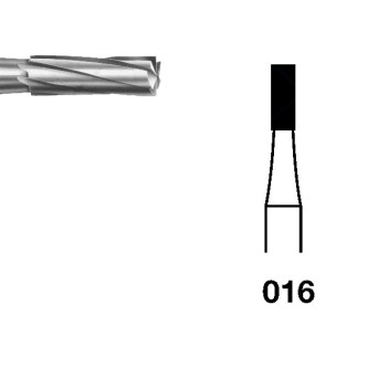 H21.104.016 KOMET FRESA C. TUNGSTENO CILINDRICA PIEZA DE MANO ø 016 - 5uds