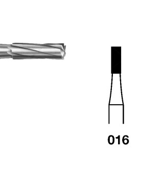 H21.104.016 KOMET FRESA C. TUNGSTENO CILINDRICA PIEZA DE MANO ø 016 - 5uds