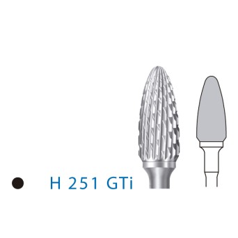 H251GTI.104.060 KOMET FRESA C. TUNGSTENO BELLOTA PIEZA DE MANO ø 060 - 1uds