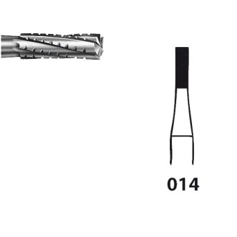 H31.104.014 KOMET FRESA C. TUNGSTENO CILINDRICA PIEZA DE MANO ø 014 - 5uds
