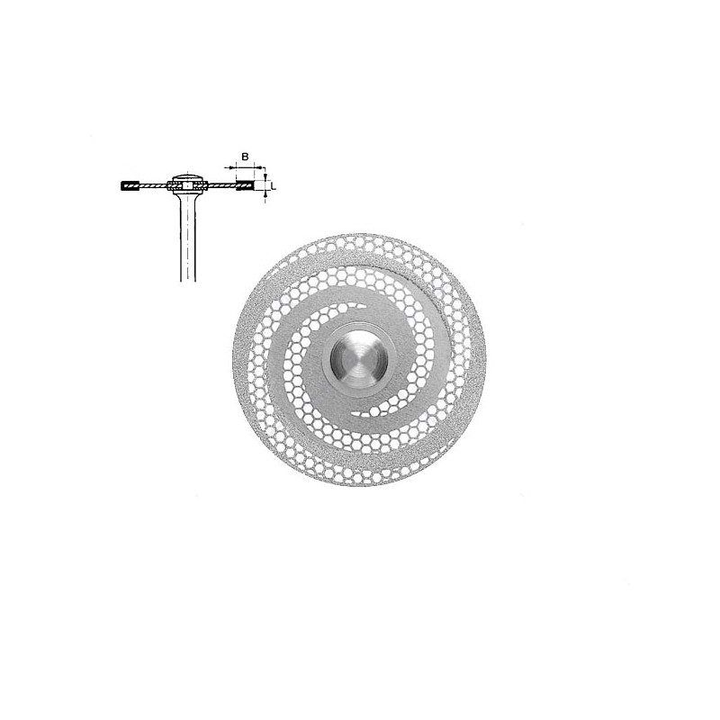 6924.104.180 KOMET DISCO DIAMANTE RIGIDO PIEZA DE MANO ø 180 - 1uds