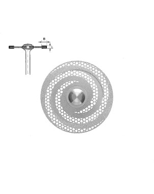 6924.104.180 KOMET DISCO DIAMANTE RIGIDO PIEZA DE MANO ø 180 - 1uds