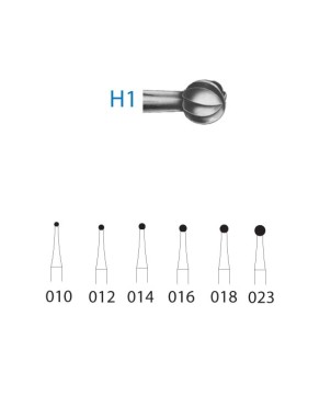 H1.316.016  KOMET FRESA C. TUNGSTENO BOLA TURBINA XLARGO ø 016  5 ud.