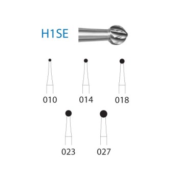 H1SE.205.010  KOMET FRESA C. TUNGSTENO BOLA CONTRAANGULO LARGO ø 010  5 ud.