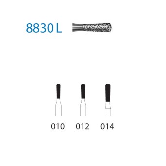 8830L.314.010  KOMET FRESA DIAMANTE PERA TURBINA ø 010 GRANO FINO 5 ud.