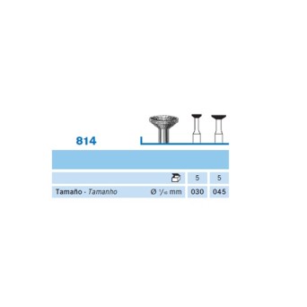 814.104.045 KOMET FRESA DIAMANTE CONO INVERTIDO PIEZA DE MANO ø 045 - 1uds