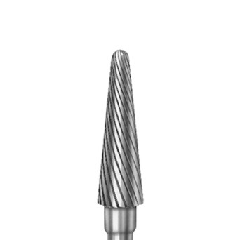 H356RF.103.040 KOMET FRESA C. TUNGSTENO CONICA REDONDEADA PIEZA DE MANO CORTO ø 040 - 1uds
