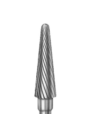 H356RF.123.023 KOMET FRESA C. TUNGSTENO CONICA REDONDEADA PIEZA DE MANO GRUESO CORTO ø 023 - 1uds
