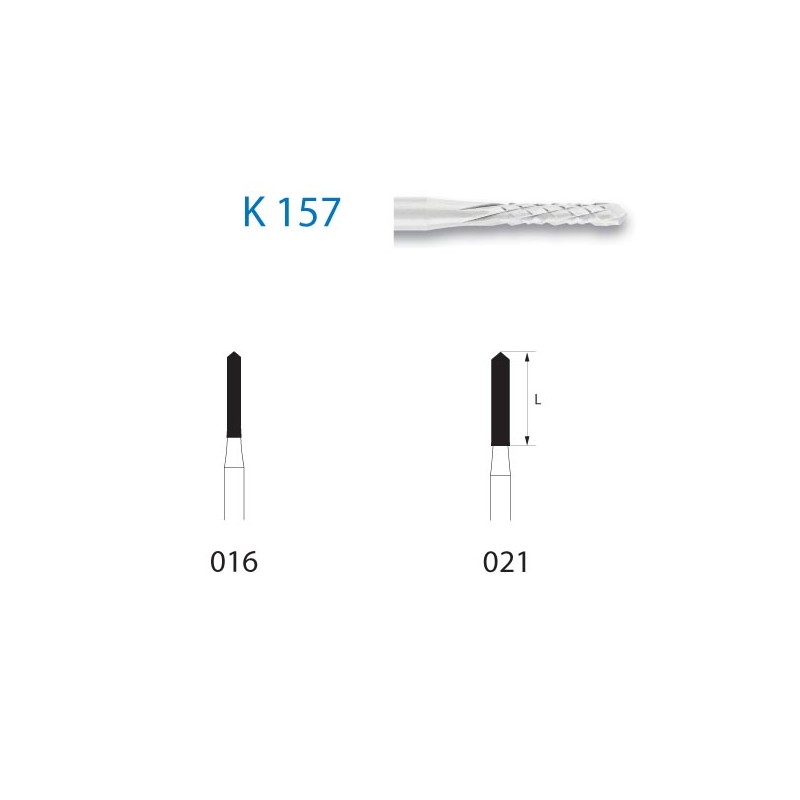 K157.104.016  KOMET FRESA CERAMICA CILINDRICA PIEZA DE MANO ø 016  1 ud.