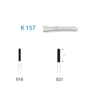 K157.104.016  KOMET FRESA CERAMICA CILINDRICA PIEZA DE MANO ø 016  1 ud.