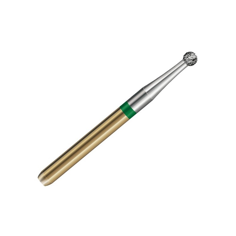 S6801.314.012  KOMET FRESA DIAMANTE BOLA TURBINA ø 012 GRANO GRUESO S 5 ud.