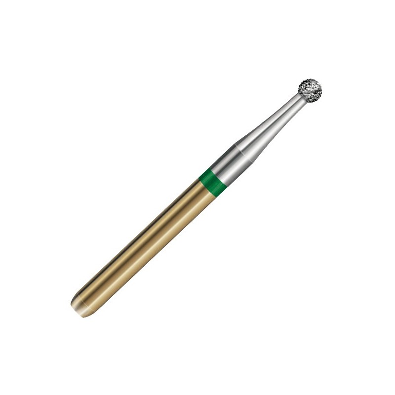 S6801.314.016  KOMET FRESA DIAMANTE BOLA TURBINA ø 016 GRANO GRUESO S 5 ud.