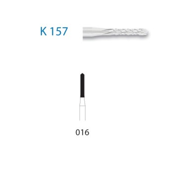 K157.314.016  KOMET FRESA CERAMICA CILINDRICA TURBINA ø 016  1 ud.