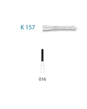 K157.314.016  KOMET FRESA CERAMICA CILINDRICA TURBINA ø 016  1 ud.
