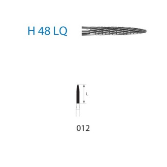 H48LQ.314.012  KOMET FRESA C. TUNGSTENO LLAMA TURBINA ø 012  5 ud.