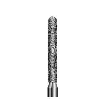 S6882.314.014  KOMET FRESA DIAMANTE CILINDRICA REDONDEADA TURBINA ø 014 GRANO GRUESO S 5 ud.
