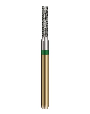 S6836KR.314.014  KOMET FRESA DIAMANTE CILINDRICA BORDE REDONDEADO TURBINA ø 014 GRANO GRUESO S 5 ud.
