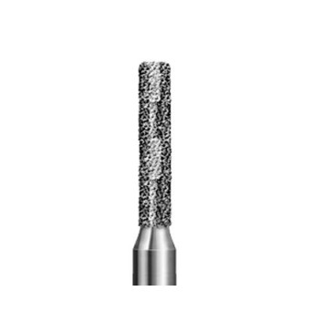 S6836KR.314.016  KOMET FRESA DIAMANTE CILINDRICA BORDE REDONDEADO TURBINA ø 016 GRANO GRUESO S 5 ud.