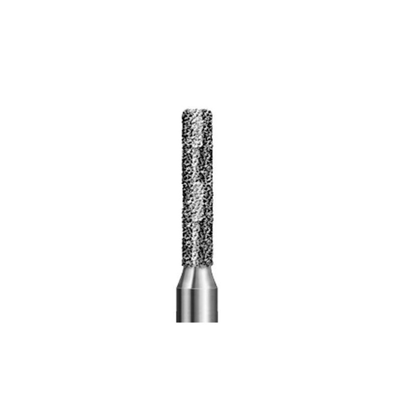 S6836KR.314.016  KOMET FRESA DIAMANTE CILINDRICA BORDE REDONDEADO TURBINA ø 016 GRANO GRUESO S 5 ud.